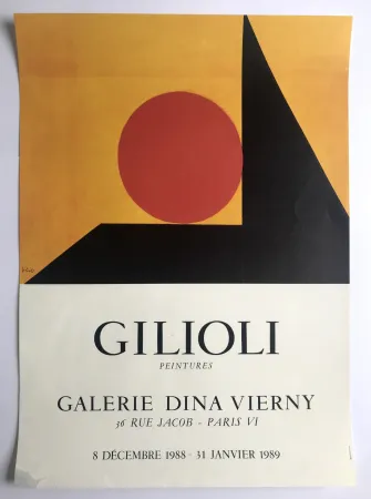 海报 Gilioli - Galerie Dina Vierny