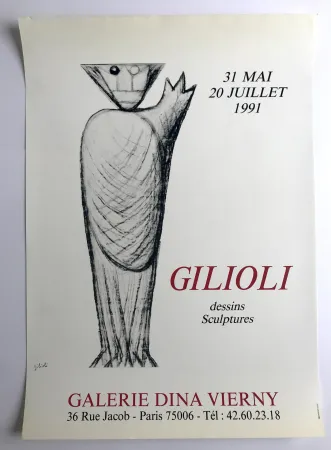 海报 Gilioli - Galerie Dina Vierny
