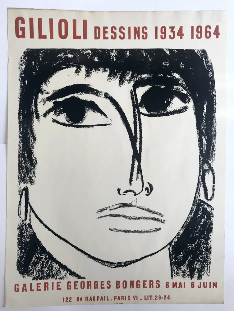 海报 Gilioli - Galerie Georges Bongers