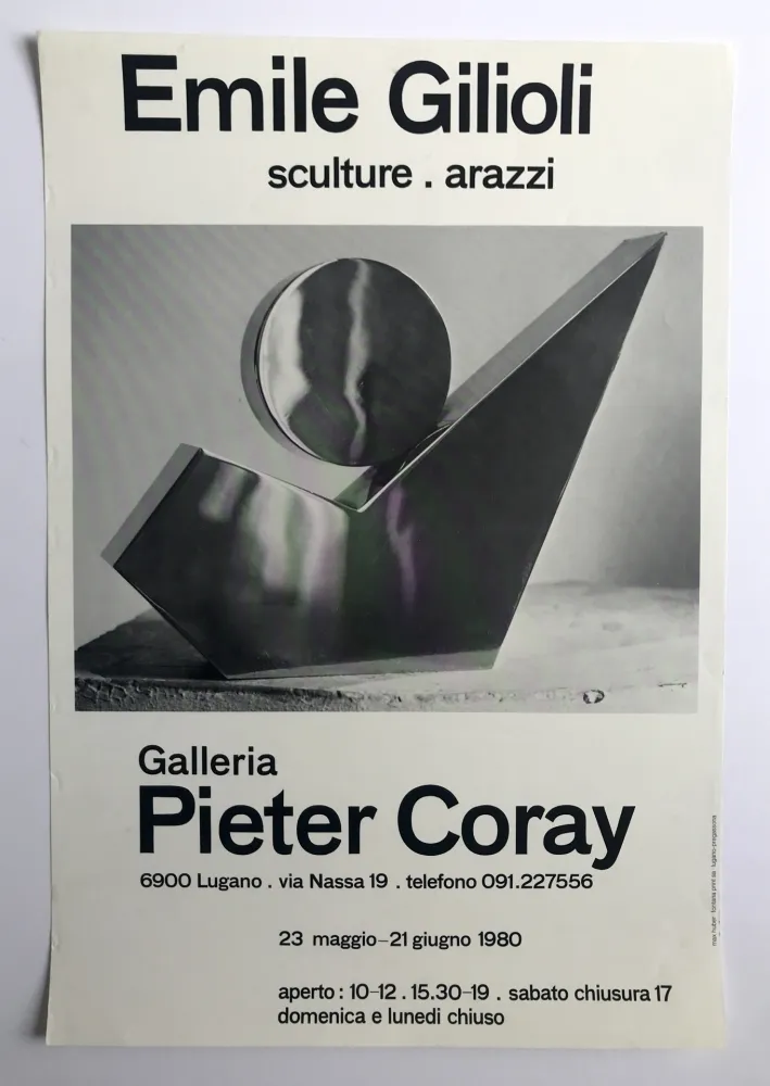 无技术 Gilioli - Galleria Pieter Coray