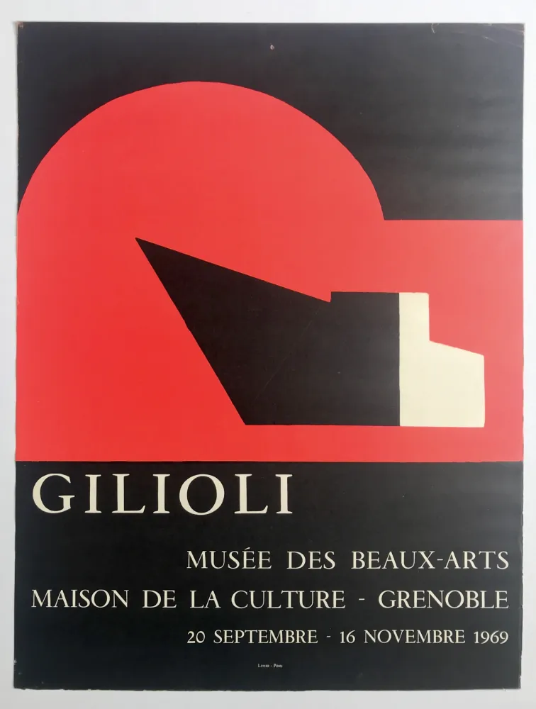 石版画 Gilioli - Musée des beaux-arts - Maison de la culture de Grenoble