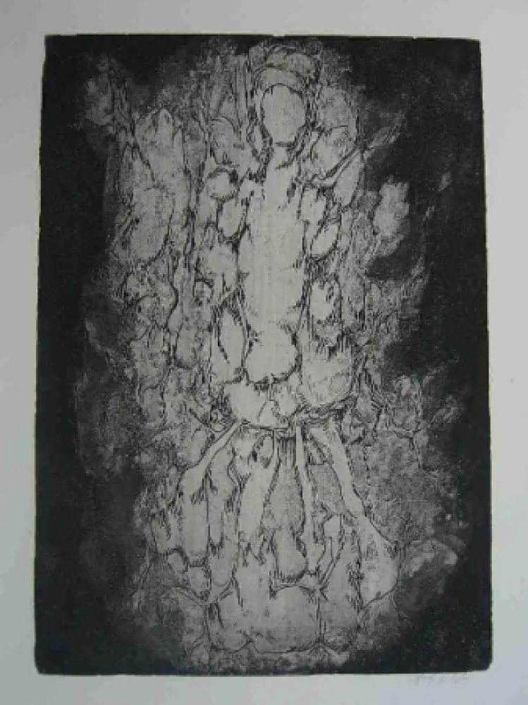 蚀刻版画 Gillet - Nymphe des rats