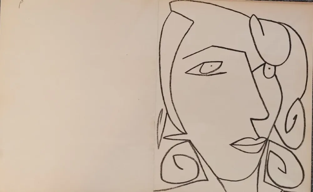 石版画 Gilot - PAGES  D AMOUR SE 8 P