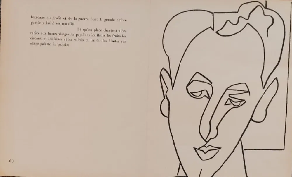 石版画 Gilot - PAGES  D AMOUR  SE M