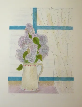 石版画 Girona - ELS LILAS