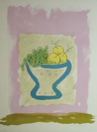 石版画 Girona - FRUITERA BLAVA