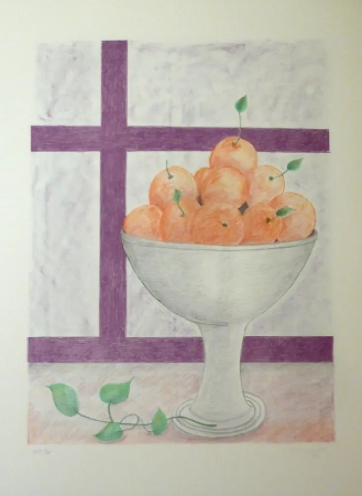 石版画 Girona - FRUITERA I FINESTRA