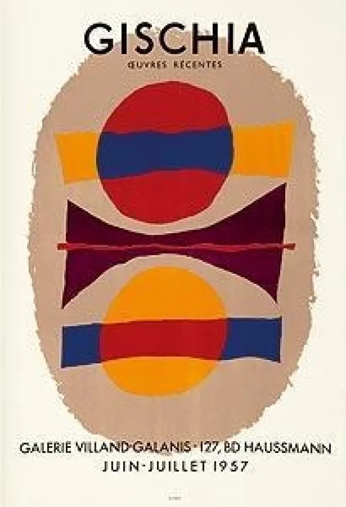 海报 Gischia - Exposition 1957