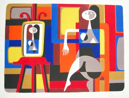 石版画 Gischia - Untitled