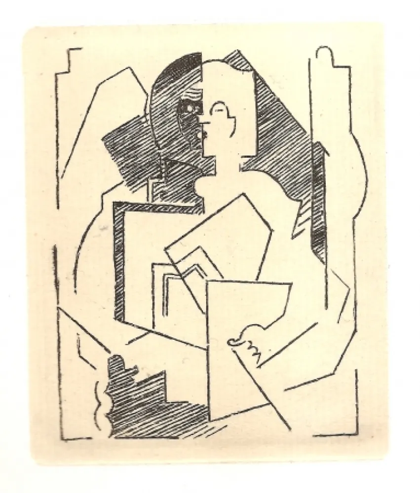 版画 Gleizes - Pascal.  Pensées sur l'homme et Dieu (restrikes of 22 etchings) 
