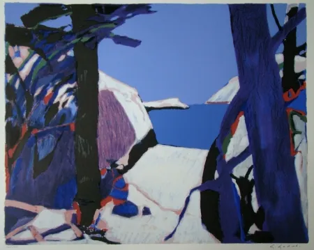 石版画 Godard - Provence