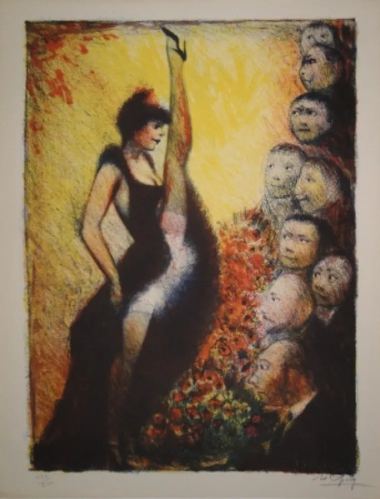 石版画 Goerg - Cancan