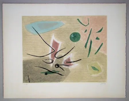 金刚砂版画 Goetz - Composition - 1975