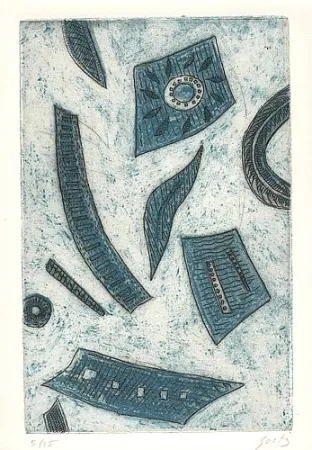 金刚砂版画 Goetz - Senza titolo