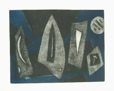 金刚砂版画 Goetz - Senza titolo