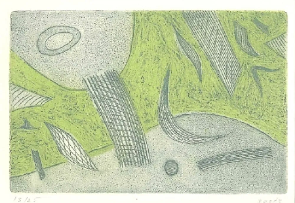 金刚砂版画 Goetz - Senza titolo