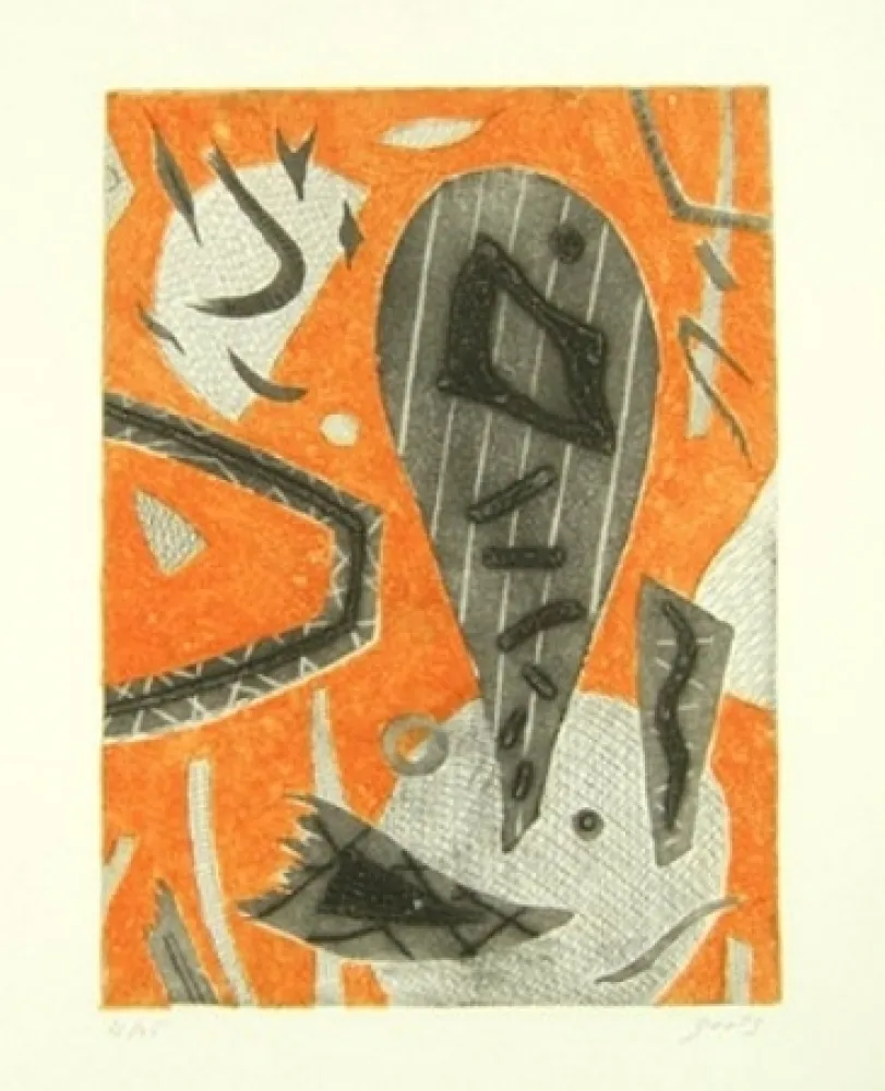 金刚砂版画 Goetz - Senza titolo