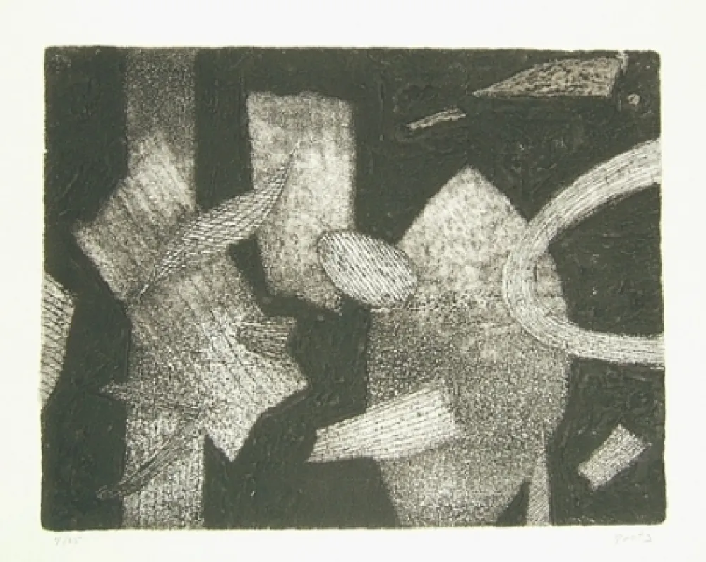 金刚砂版画 Goetz - Senza titolo