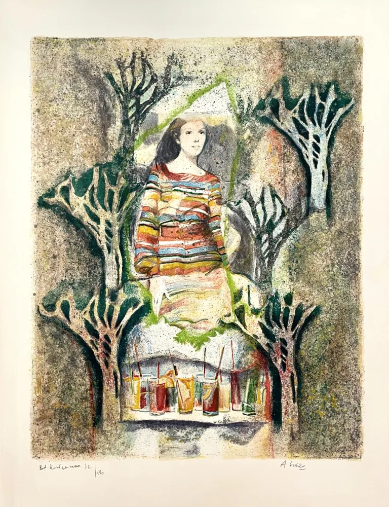 石版画 Goezu - Boulevard Montparnasse