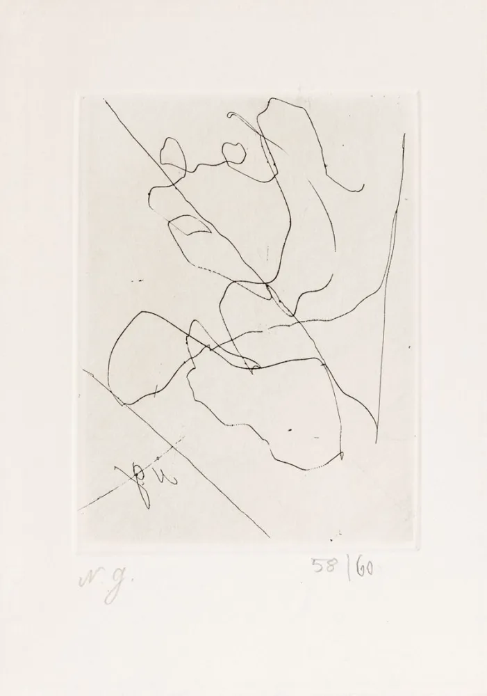 蚀刻版画 Goncharova - Senza titolo