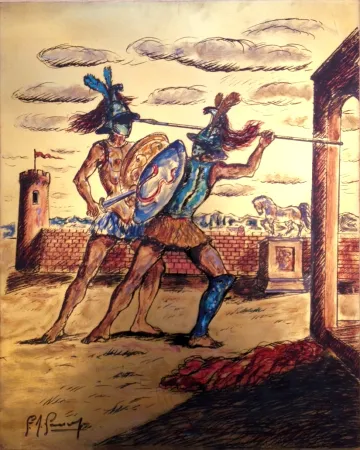 无技术 Gonzaga - Duello tra gladiatori