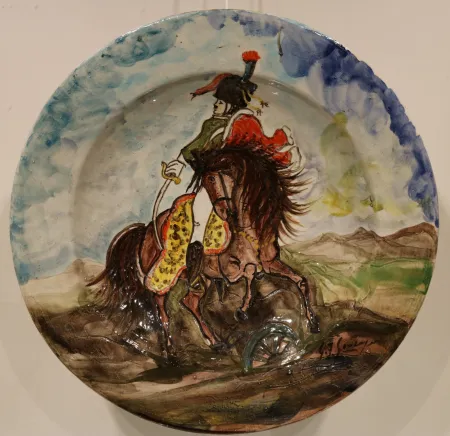 陶瓷 Gonzaga - Ussaro a cavallo