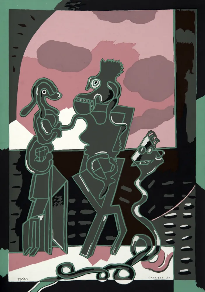 丝网印刷 Gordillo - Sin título