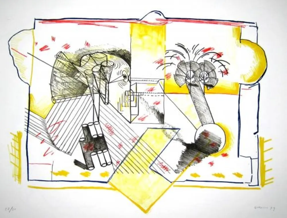 丝网印刷 Gordillo - Sin titulo