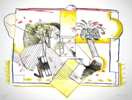 丝网印刷 Gordillo - Sin titulo