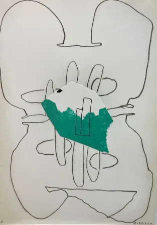 蚀刻版画 Gordillo - Sin titulo II