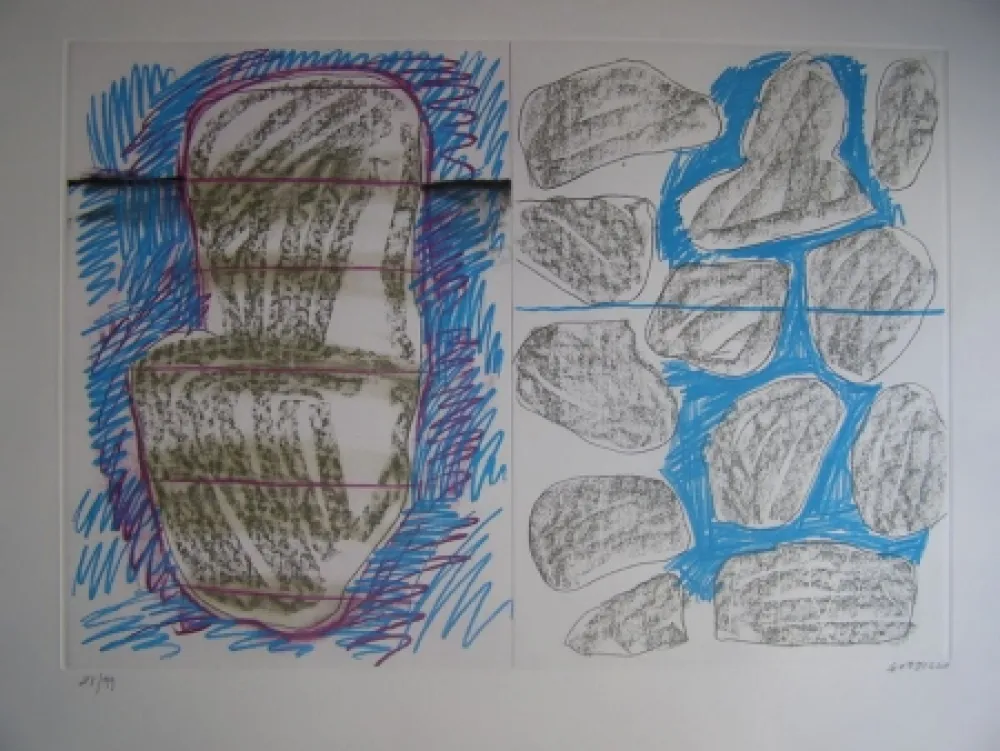 石版画 Gordillo - S/T