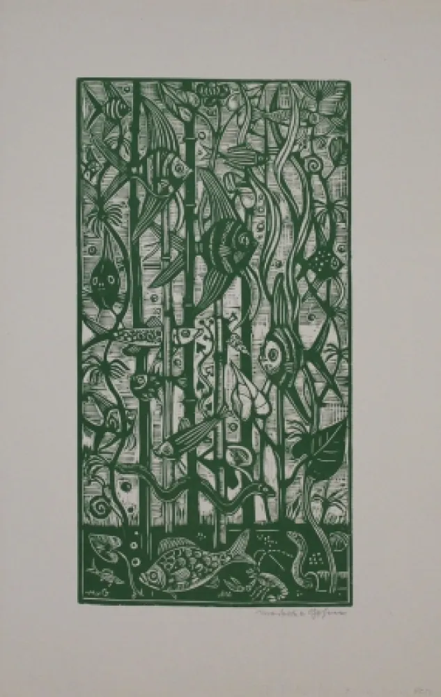 木刻 Gosen (Von) - Aquarium