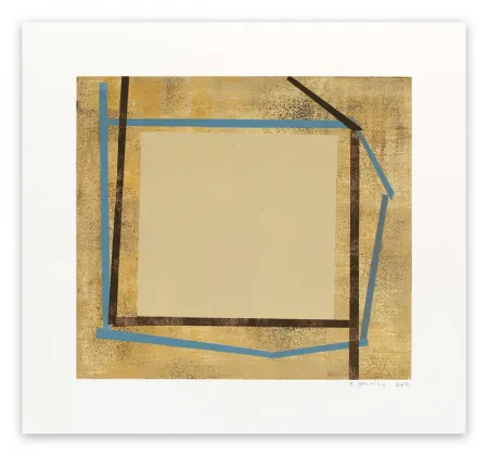 单版画 Gourlay - Blue bistro ash 1