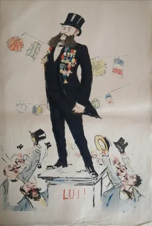 石版画 Goursat - SEM - Caricature Album Marseillais