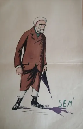 石版画 Goursat - SEM - Caricature Album Marseillais