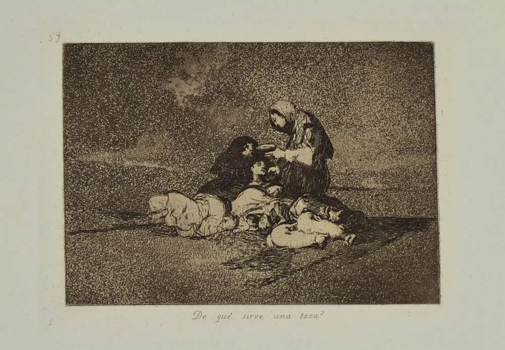 蚀刻飞尘法 Goya - DE QUE SIRVE UNA TAZA?