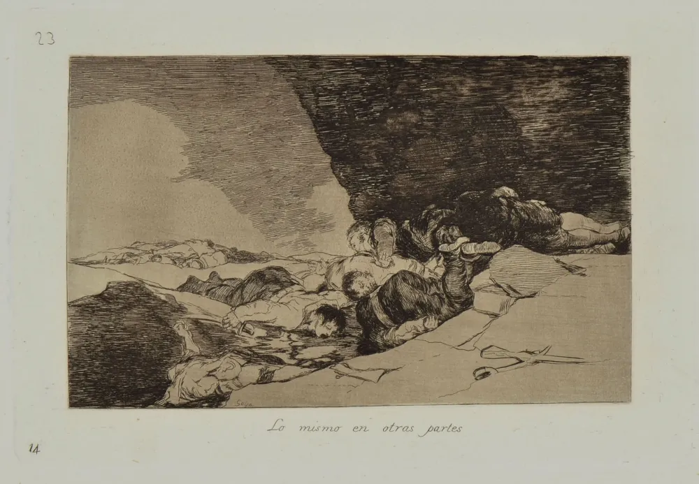 蚀刻飞尘法 Goya - LO MISMO EN OTRAS PARTES