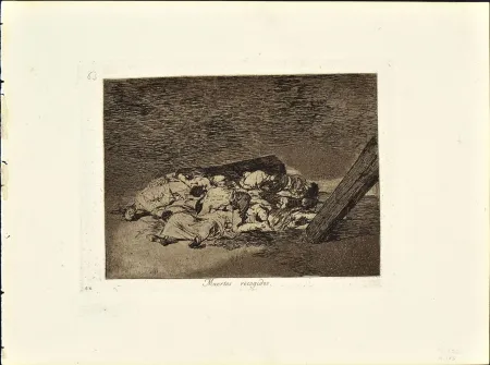 蚀刻飞尘法 Goya - MUERTOS RECOGIDOS