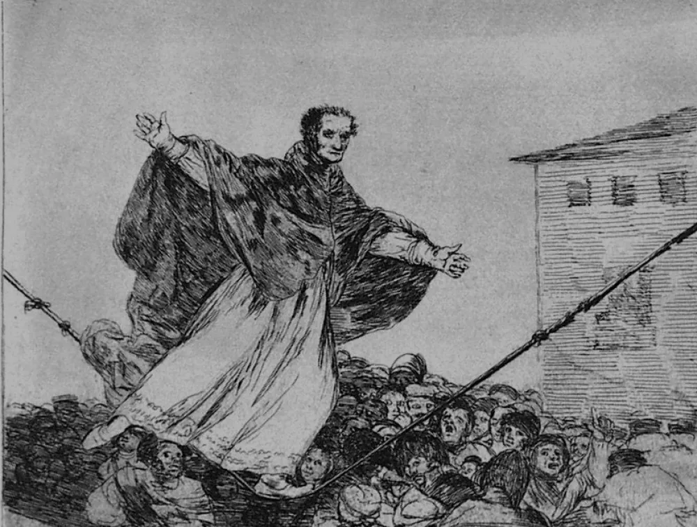 蚀刻飞尘法 Goya - Que rompe al cueda