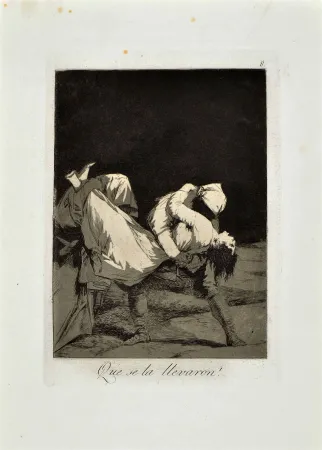 蚀刻飞尘法 Goya - QUE SE LA LLEVARON!