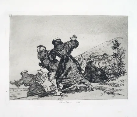蚀刻飞尘法 Goya - TAMBIEN ESTO
