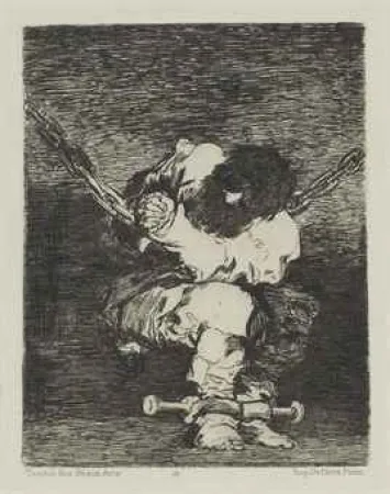 版画 Goya - Tan bárbara la seguridad como el delito (Little Prisoner)