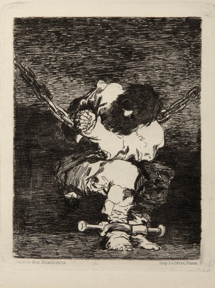 版画 Goya - The Custody is as Barbarous as The Crime