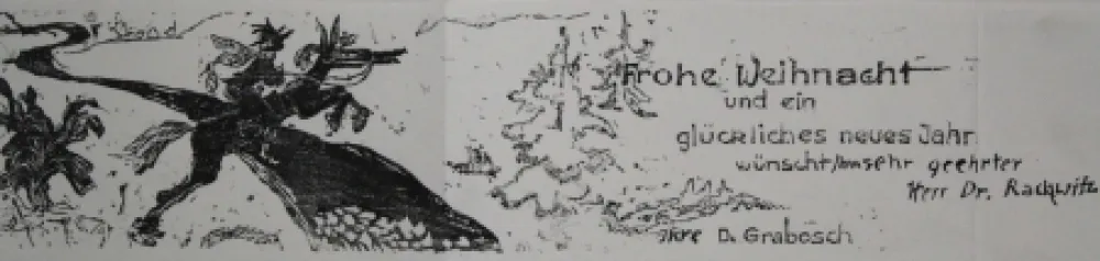 木刻 Grabosch - Frohe Weihnacht