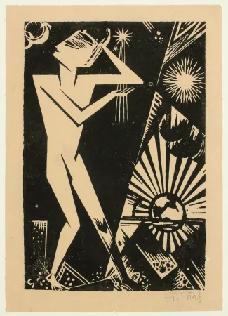木刻 Graf - Austeigender Tag (Rising Day)