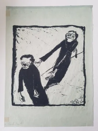 石版画 Gramatté - Fedja und Sascha (from 