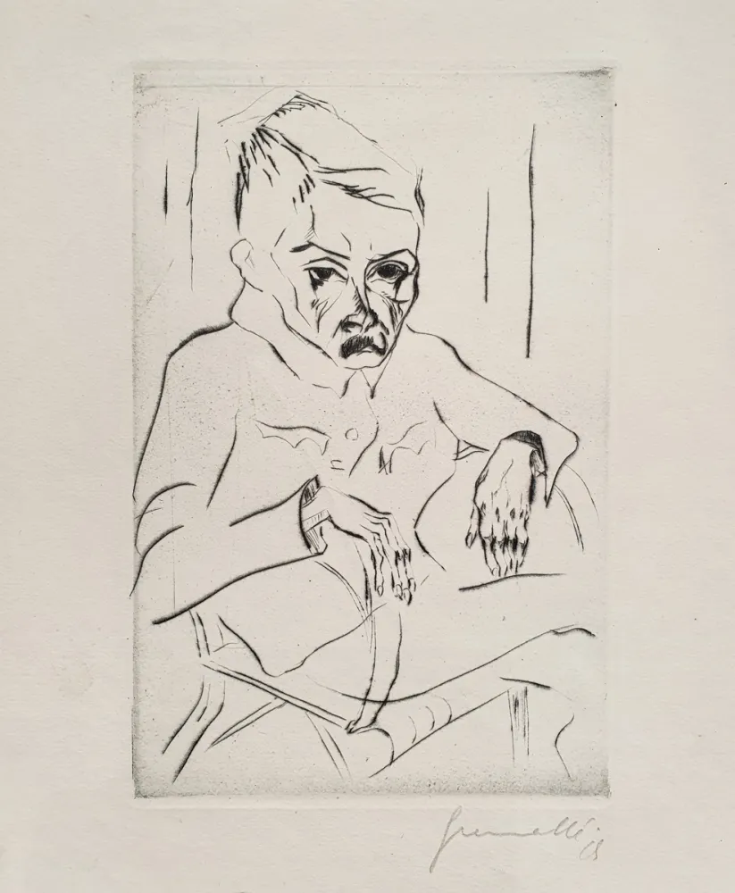 版画 Gramatté - Müder Soldat (Tired Soldier)