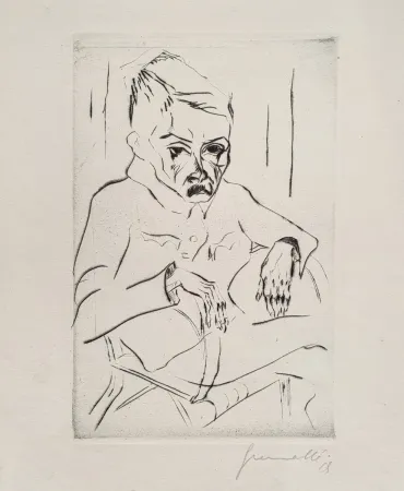 版画 Gramatté - Müder Soldat (Tired Soldier)