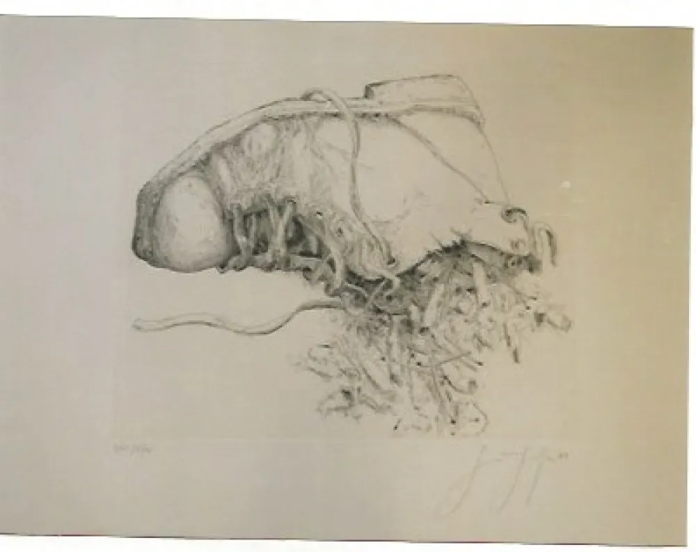 版画 Grass - Kippen and Schun