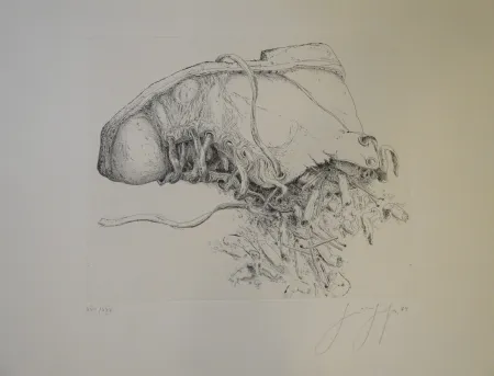 版画 Grass - (Kippen und Schuh)